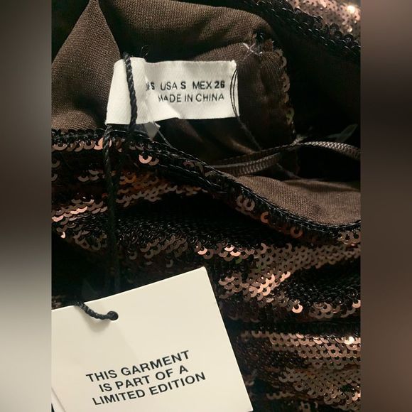 NWT ZARA SEQUIN KNIT DRESS SIZE SMALL - Picture 12 of 12